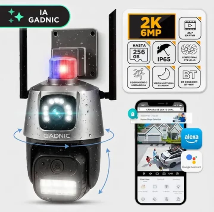 Cámara De Seguridad Dual Gadnic P1-QQ4