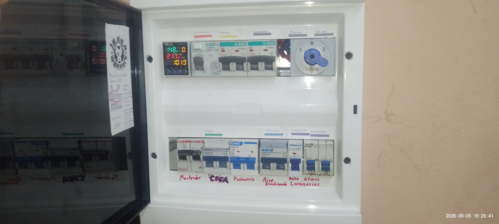 Tableros eléctricos y protecciones